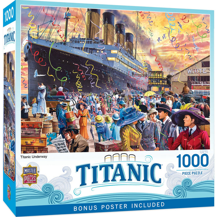 Titanic - Underway 1000 Piece Jigsaw Puzzle - Just $16.99! Shop now at Retro Gaming of Denver