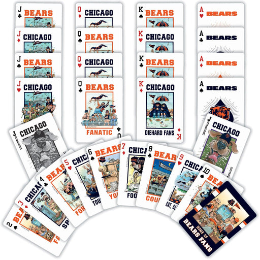 Chicago Bears Fan Deck Playing Cards - 54 Card Deck - for just $7.99! 