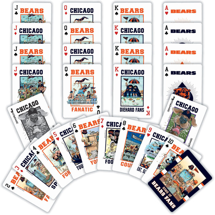 Chicago Bears Fan Deck Playing Cards - 54 Card Deck - Just $6.99! Shop now at Retro Gaming of Denver