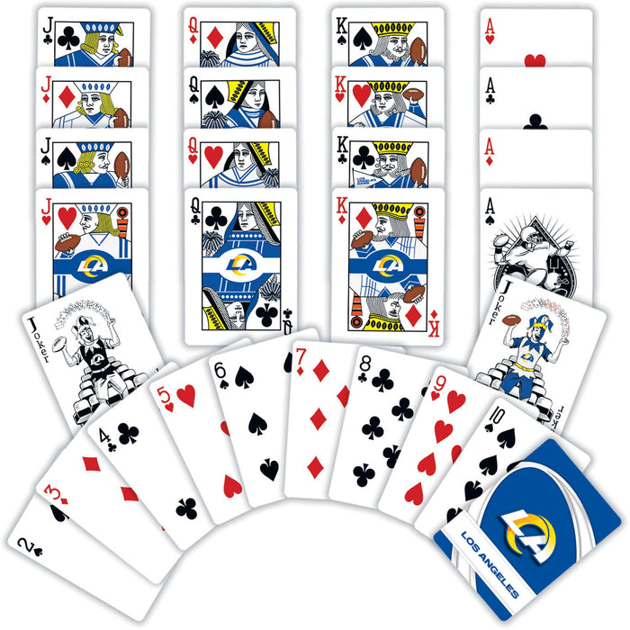 Los Angeles Rams Playing Cards - 54 Card Deck - Just $6.99! Shop now at Retro Gaming of Denver