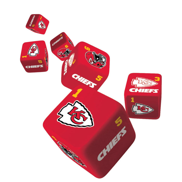 Kansas City Chiefs Dice Set - 19mm - for just $7.99! 