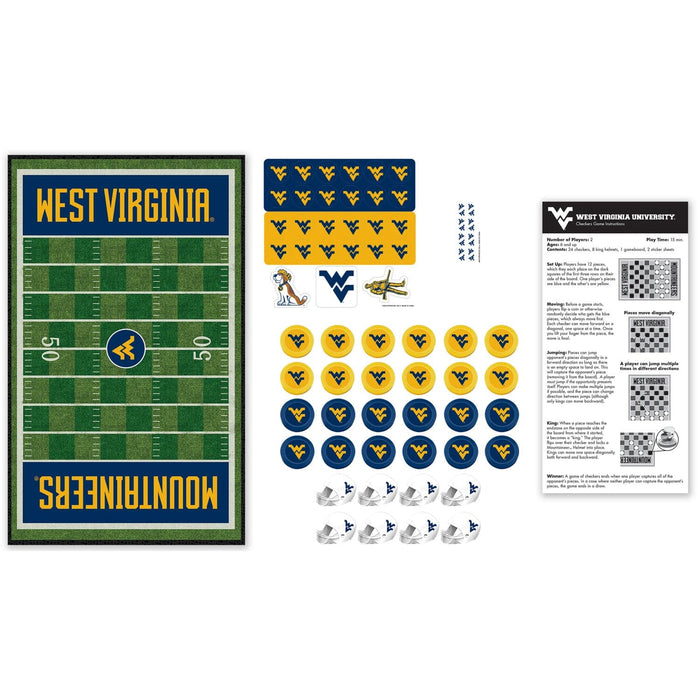 West Virginia Mountaineers Checkers Board Game - for just $19.99! 
