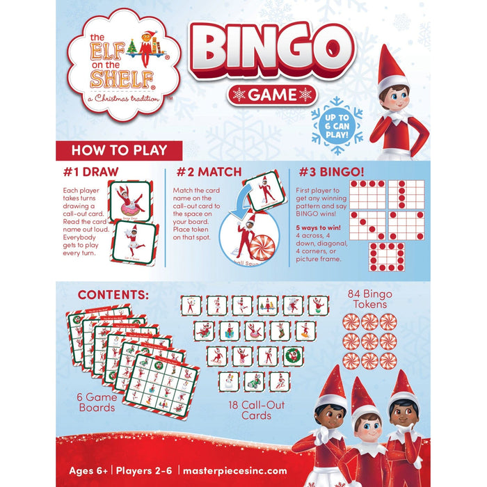 Elf on the Shelf Bingo Game - for just $9.99! 