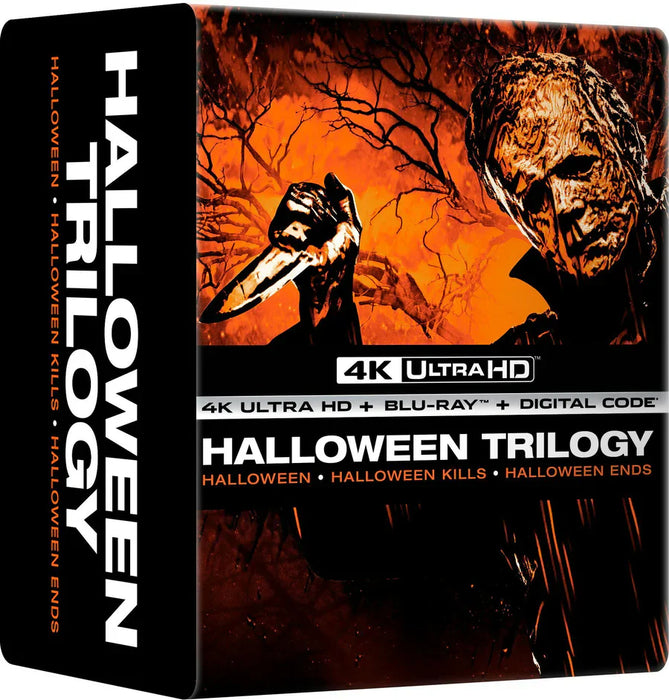 Halloween Trilogy: The Complete Collection - Limited Edition Steelbooks (4K Ultra HD + Blu-ray + Digital) - for just $99.99! 