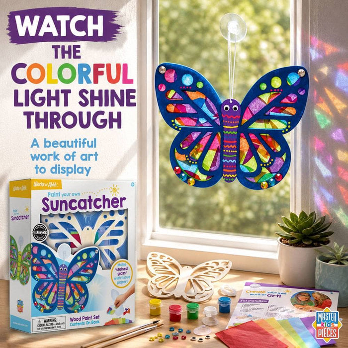 Suncatcher Wood Craft & Paint Kit - for just $19.99! 