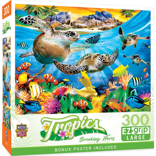 Tropics - Breaking Waves 300 Piece EZ Grip Jigsaw Puzzle - Just $14.99! Shop now at Retro Gaming of Denver