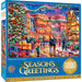 Season's Greetings - Village Square 1000 Piece Jigsaw Puzzle - Just $16.99! Shop now at Retro Gaming of Denver