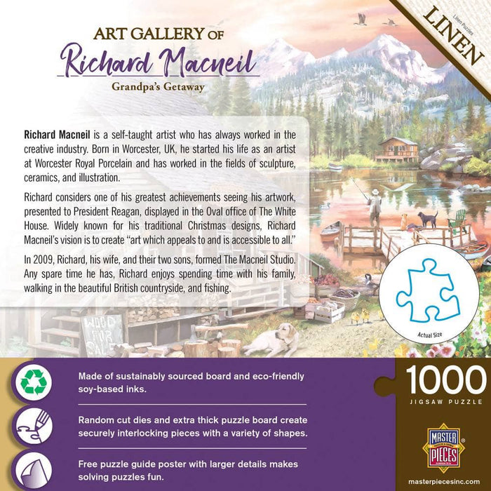 Art Gallery - Grandpa's Getaway 1000 Piece Jigsaw Puzzle - for just $16.99! 