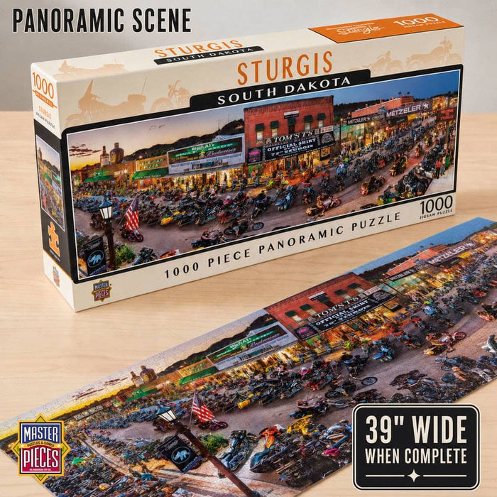Sturgis, South Dakota 1000 Piece Panoramic Jigsaw Puzzle - for just $19.99! 