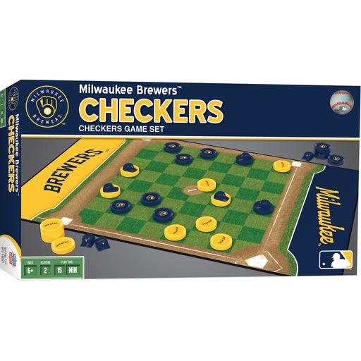 Milwaukee Brewers Checkers - Just $11.99! Shop now at Retro Gaming of Denver