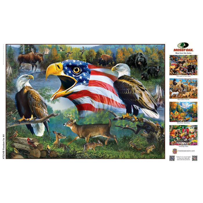 Mossy Oak - Freedom for All 1000 Piece Jigsaw Puzzle - for just $16.99! 