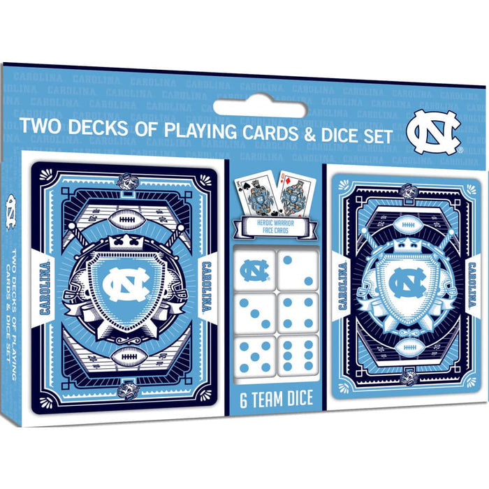 UNC Tar Heels - 2-Pack Playing Cards & Dice Set - for just $19.99! 
