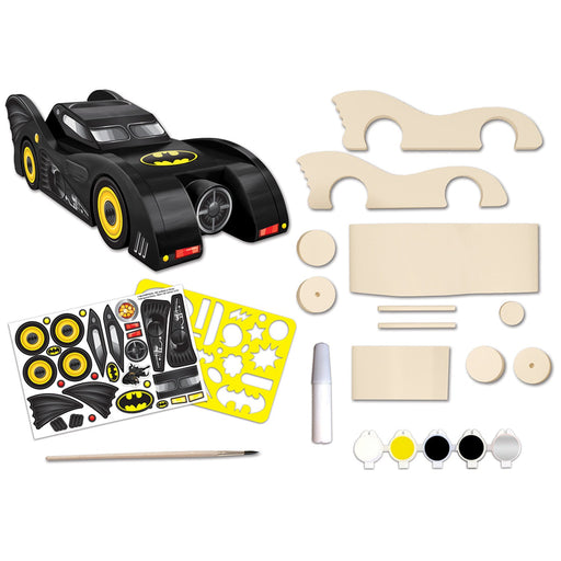 Batman - Batmobile Wood Craft & Paint Kit - Just $16.99! Shop now at Retro Gaming of Denver