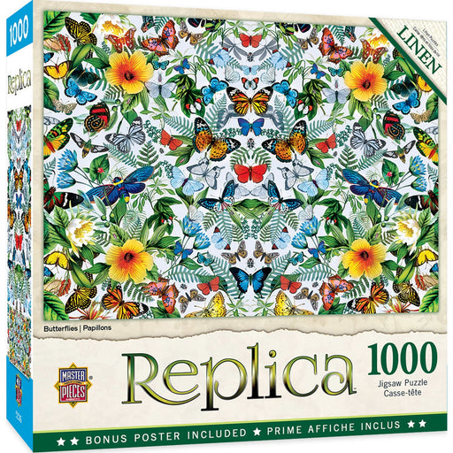 Replica - Butterflies 1000 Piece Jigsaw Puzzle - Premium 1000 Piece - Just $16.99! Shop now at Retro Gaming of Denver