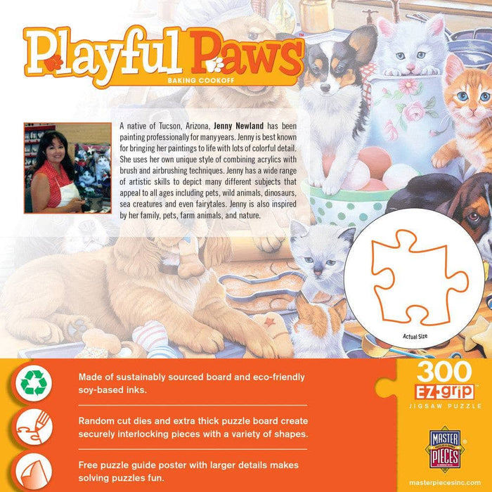 Playful Paws - Baking Cookoff 300 Piece EZ Grip Jigsaw Puzzle - for just $14.99! 
