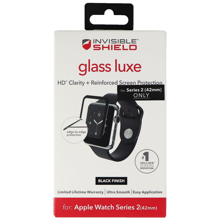 ZAGG InvisibleShield Glass Luxe Screen Protector for Apple Watch Series 2 Black - Just $8.99! Shop now at Retro Gaming of Denver