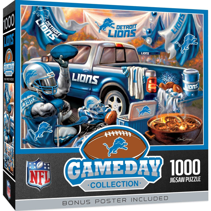 Detroit Lions - Gameday 1000 Piece Jigsaw Puzzle - for just $19.99! 