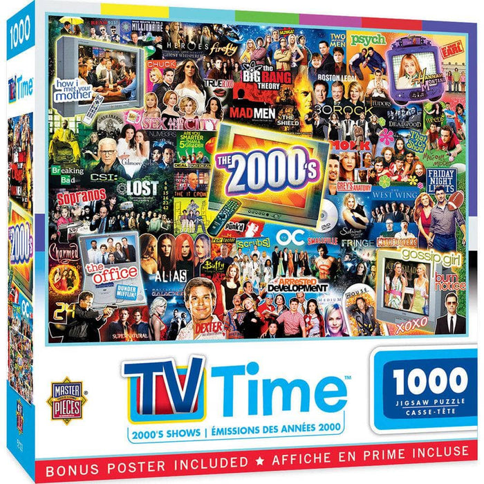 TV Time - 2000's Shows 1000 Piece Jigsaw Puzzle - for just $16.99! 