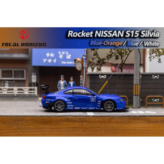 Focal Horizon Nissan Silvia S15 Blue 1:64 - Just $29.99! Shop now at Retro Gaming of Denver