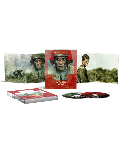 Hacksaw Ridge - Limited Edition Steelbook (4K Ultra HD + Blu-ray + Digital) - for just $34.99! 
