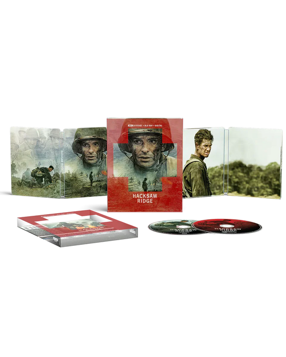 Hacksaw Ridge - Limited Edition Steelbook (4K Ultra HD + Blu-ray + Digital) - for just $34.99! 