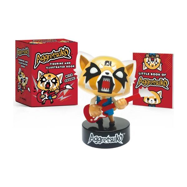 Aggretsuko Figurine and Illustrated Book - Just $12.95! Shop now at Retro Gaming of Denver