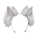 Handmade Cat Faux Fur Ears Headband - Fluffy Plush Animal Hair Hoop - for just $18.99! 