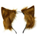 Handmade Cat Faux Fur Ears Headband - Fluffy Plush Animal Hair Hoop - for just $18.99! 