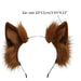 Handmade Cat Faux Fur Ears Headband - Fluffy Plush Animal Hair Hoop - for just $18.99! 