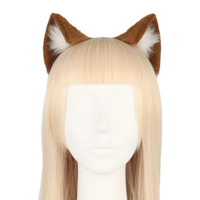 Handmade Cat Faux Fur Ears Headband - Fluffy Plush Animal Hair Hoop - for just $18.99! 