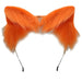 Handmade Cat Faux Fur Ears Headband - Fluffy Plush Animal Hair Hoop - for just $18.99! 