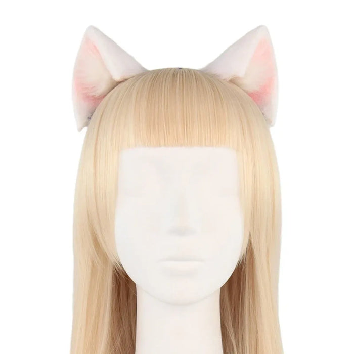 Handmade Cat Faux Fur Ears Headband - Fluffy Plush Animal Hair Hoop - for just $18.99! 
