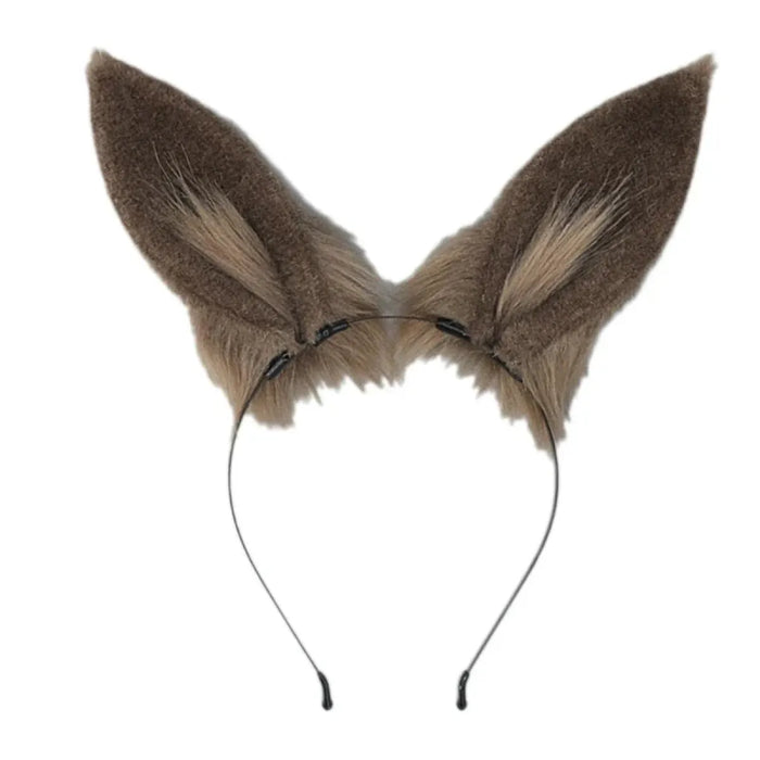 Handmade Cat Faux Fur Ears Headband - Fluffy Plush Animal Hair Hoop - for just $18.99! 