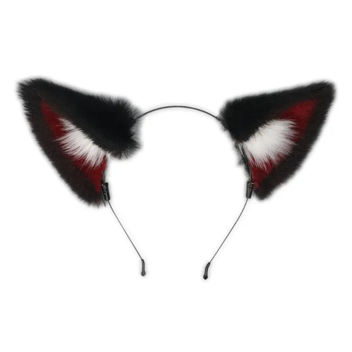 Handmade Cat Faux Fur Ears Headband - Fluffy Plush Animal Hair Hoop - for just $18.99! 