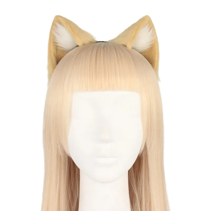 Handmade Cat Faux Fur Ears Headband - Fluffy Plush Animal Hair Hoop - for just $18.99! 