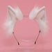 Handmade Cat Faux Fur Ears Headband - Fluffy Plush Animal Hair Hoop - for just $18.99! 
