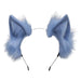 Handmade Cat Faux Fur Ears Headband - Fluffy Plush Animal Hair Hoop - for just $18.99! 