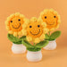 Handmade Crochet Sunflower Plush – Potted Desktop Decor Gift - for just $15.95! 
