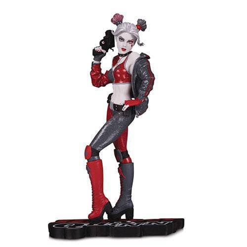 Harley Quinn Red Black and White Statue By Joshua Middleton - Just $83.54! Shop now at Retro Gaming of Denver