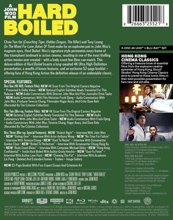 Hard Boiled - Deluxe Limited Edition Slipcase (4K Ultra HD + Blu-ray) - for just $54.99! 