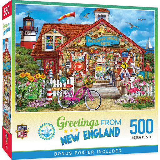 Greetings From New England - 500 Piece Jigsaw Puzzle - for just $14.99! 