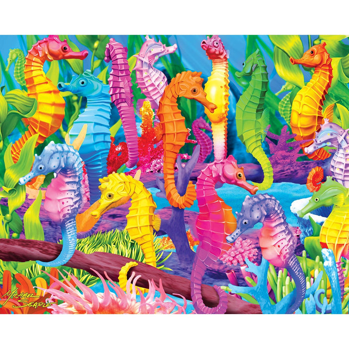 Glow in the Dark 100 Piece Jigsaw Puzzles - 4-Pack V2 - for just $14.99! 