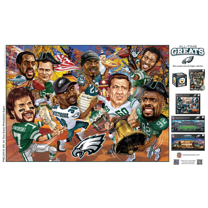 Philadelphia Eagles - All Time Greats 500 Piece Jigsaw Puzzle - Just $19.99! Shop now at Retro Gaming of Denver