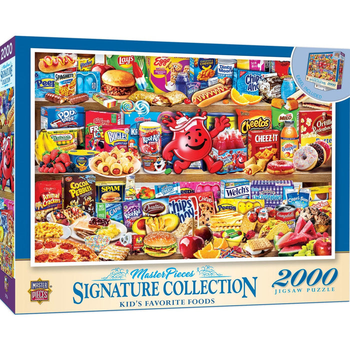 Signature Collection - Kids' Favorite Foods 2000 Piece Jigsaw Puzzle - for just $24.99! 