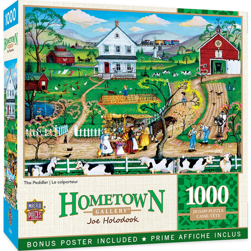 Hometown Gallery - The Peddler 1000 Piece Jigsaw Puzzle - Just $16.99! Shop now at Retro Gaming of Denver