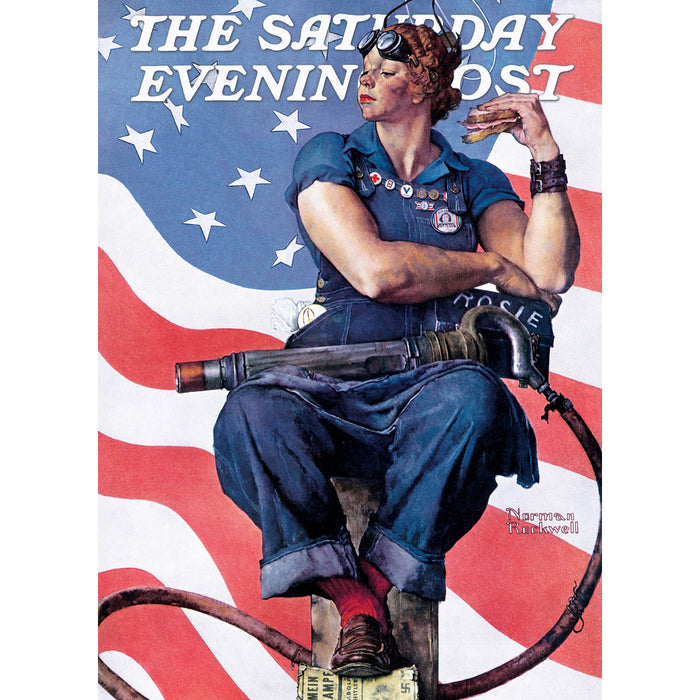 Saturday Evening Post - Rosie the Riveter 1000 Piece Jigsaw Puzzle - Just $16.99! Shop now at Retro Gaming of Denver