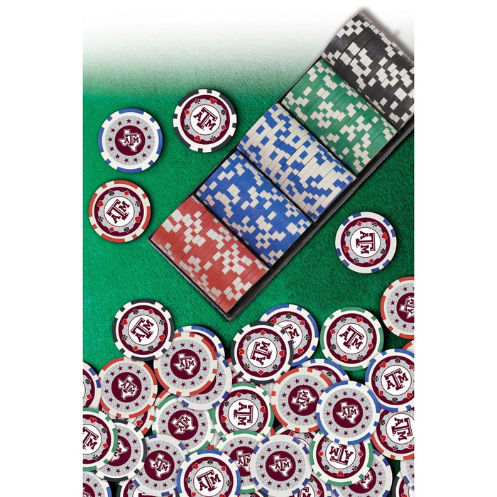 Texas A&M Aggies 100 Piece Poker Chips - for just $29.99! 