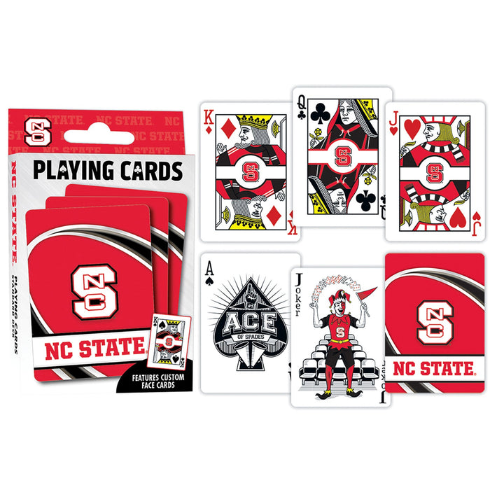 NC State Wolfpack Playing Cards - 54 Card Deck - Just $6.99! Shop now at Retro Gaming of Denver