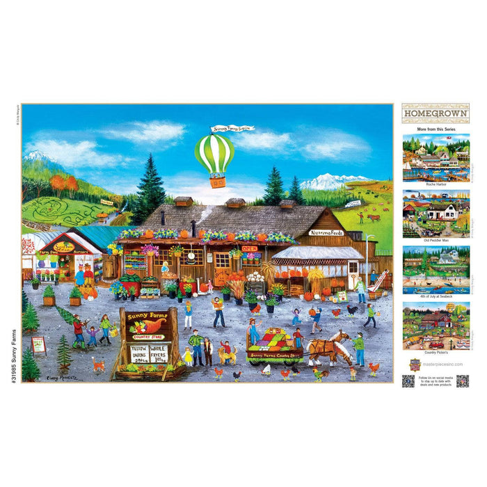Homegrown - Sunny Farms 750 Piece Jigsaw Puzzle - for just $14.99! 