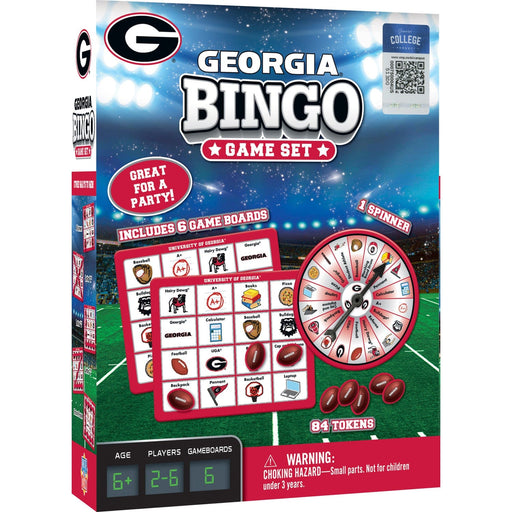 Georgia Bulldogs NCAA Bingo Game - for just $12.99! 